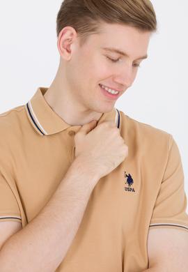 Erkek Camel Basic Polo Yaka Tişört - 50264906026