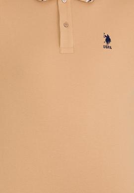 Erkek Camel Basic Polo Yaka Tişört - 50264906026