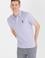 Erkek Lila Basic Polo Yaka Tişört