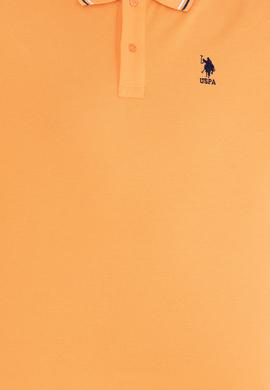 Erkek Turuncu Basic Polo Yaka Tişört - 50264906128