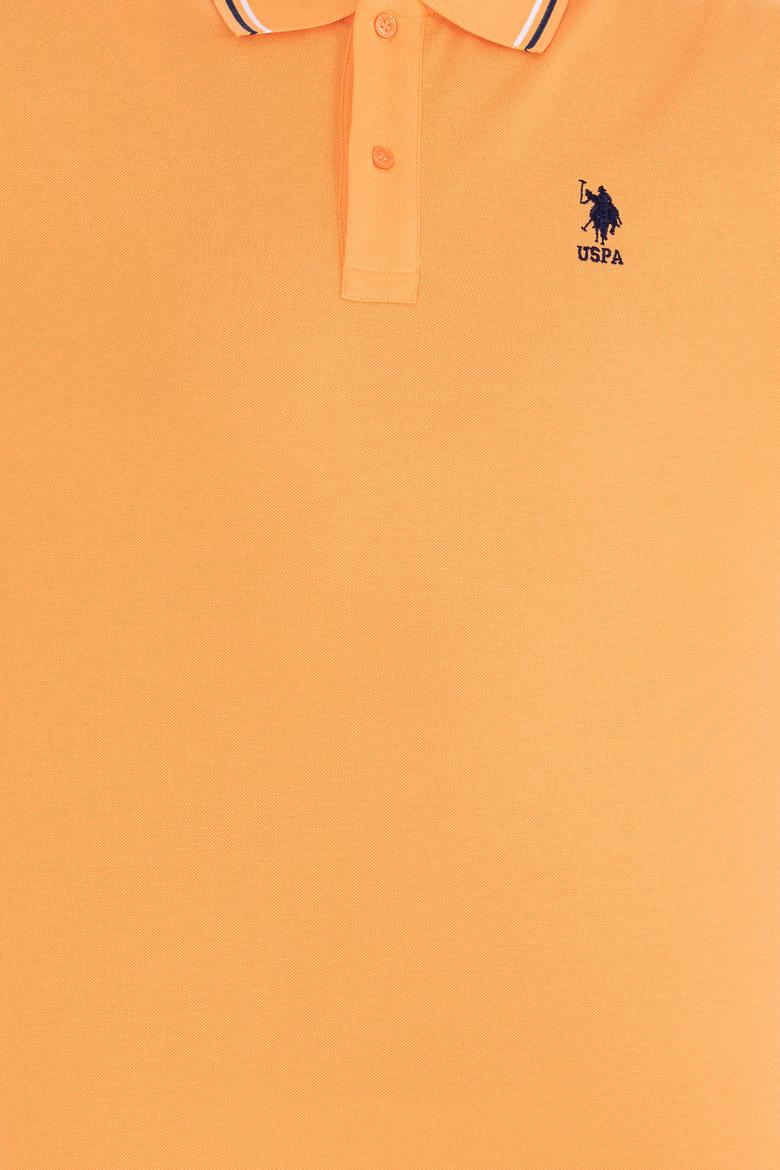 Erkek Turuncu Basic Polo Yaka Tişört - 50264906128