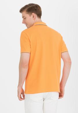 Erkek Turuncu Basic Polo Yaka Tişört - 50264906128