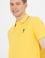 Erkek Koyu Sarı Basic Polo Yaka Tişört