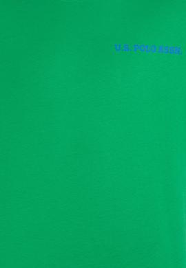 Erkek Elma Yeşili Oversize Bisiklet Yaka Tişört - 50264919043