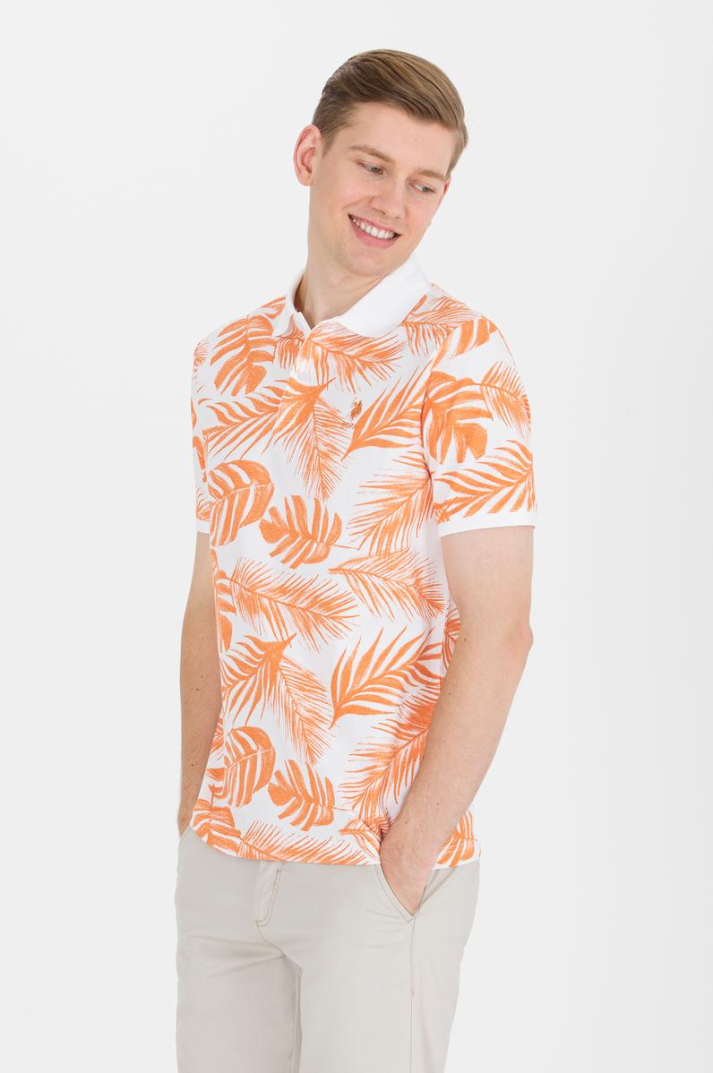 Erkek Kiremit Polo Yaka Tişört