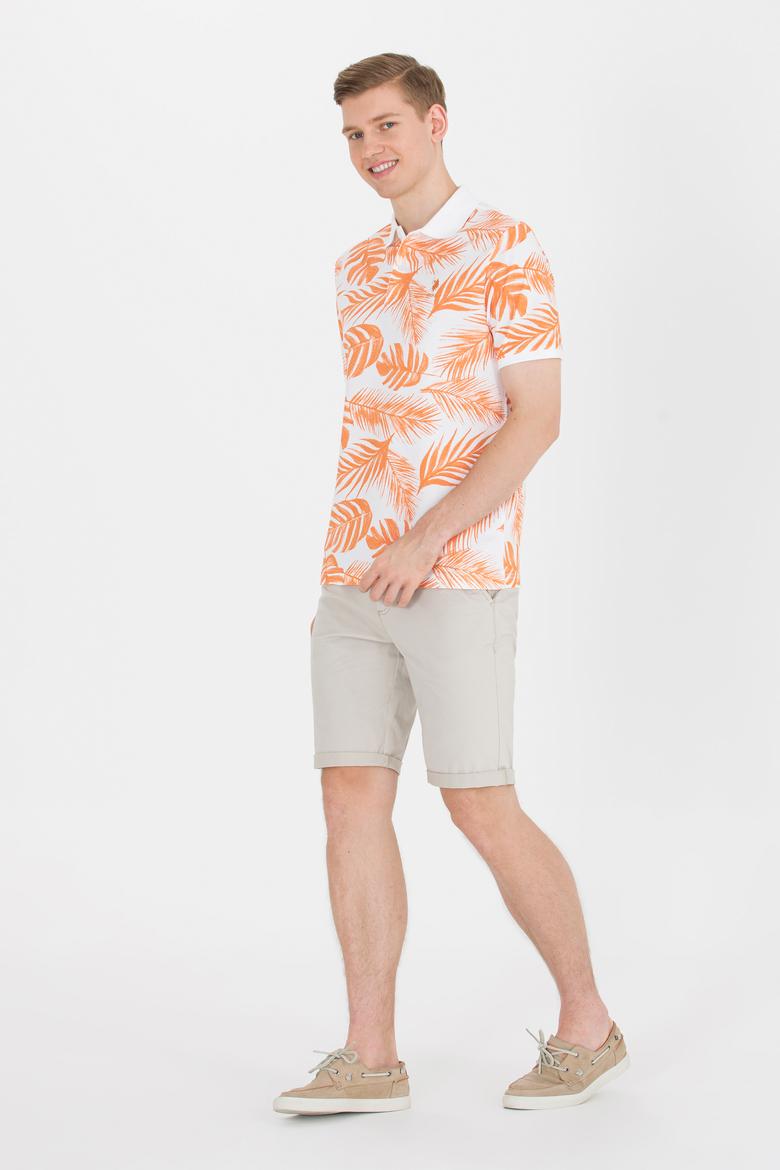 Erkek Kiremit Polo Yaka Tişört - 50265033026