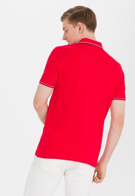 Erkek Kırmızı Basic Polo Yaka Tişört - 50264906040