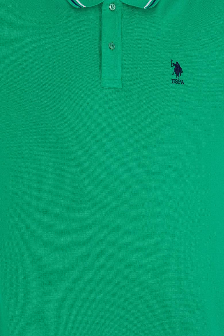 Erkek Yeşil Basic Polo Yaka Tişört - 50264906140