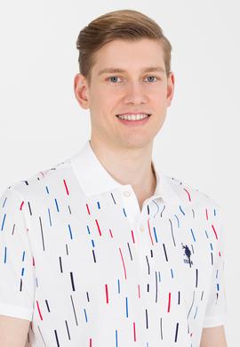 Erkek Beyaz Polo Yaka Tişört - 50264985016