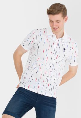 Erkek Beyaz Polo Yaka Tişört - 50264985016