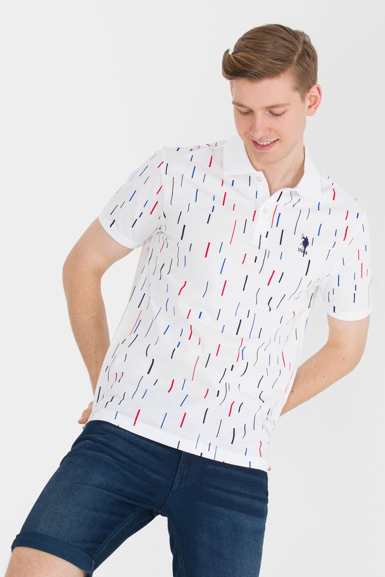 Erkek Beyaz Polo Yaka Tişört - 50264985016