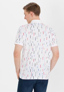 Erkek Beyaz Polo Yaka Tişört - 50264985016