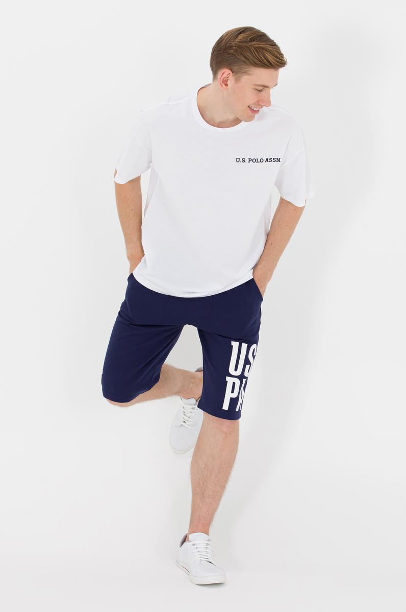 Erkek Lacivert Örme Şort