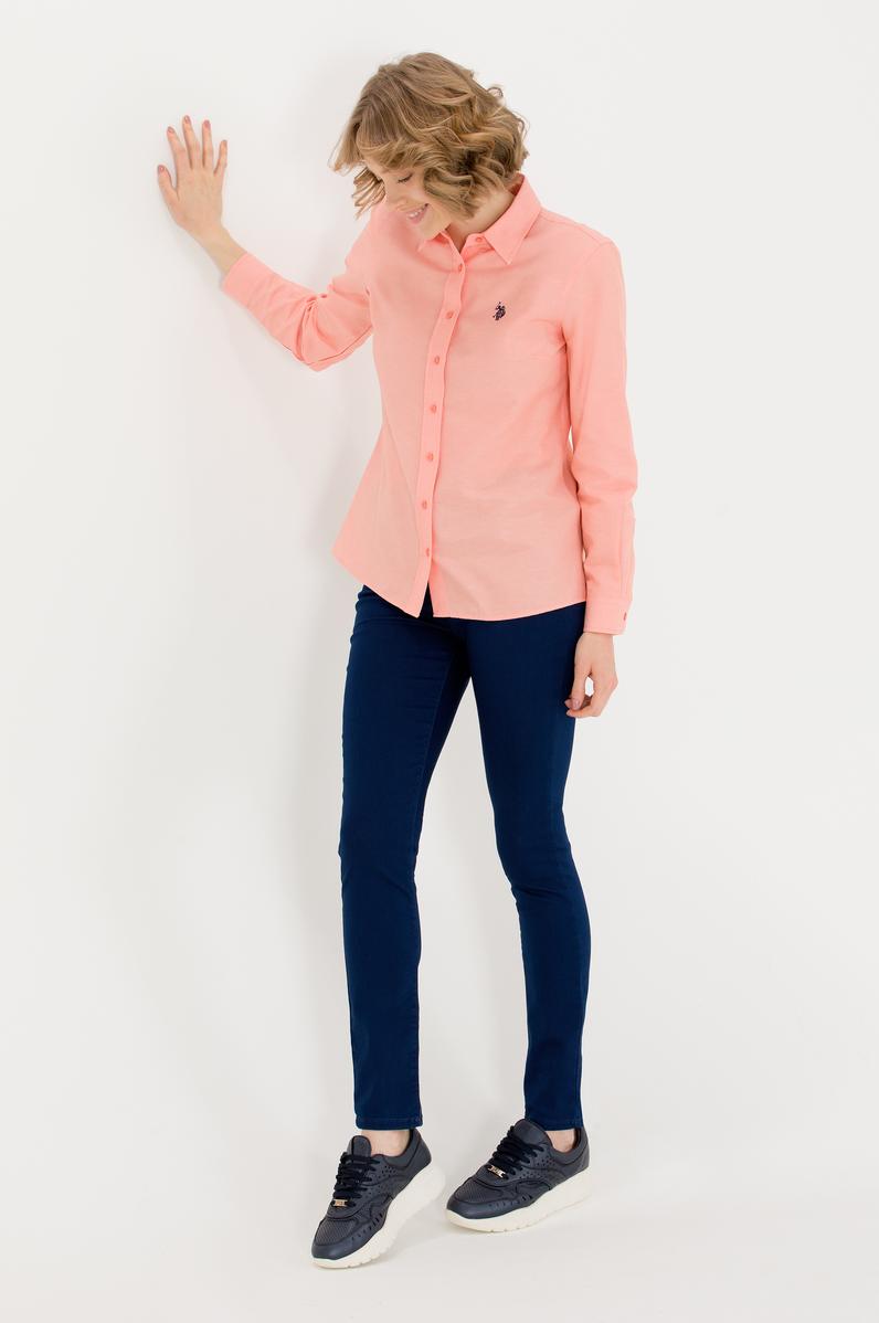 Kadın Mavi Toothpick Fit Jean Pantolon