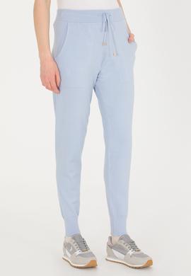 Kadın Mavi Triko Pantolon - 50253729020