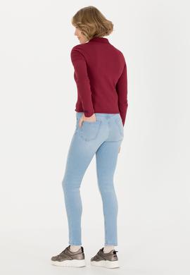 Kadın Mavi Jean Pantolon - 50254602013