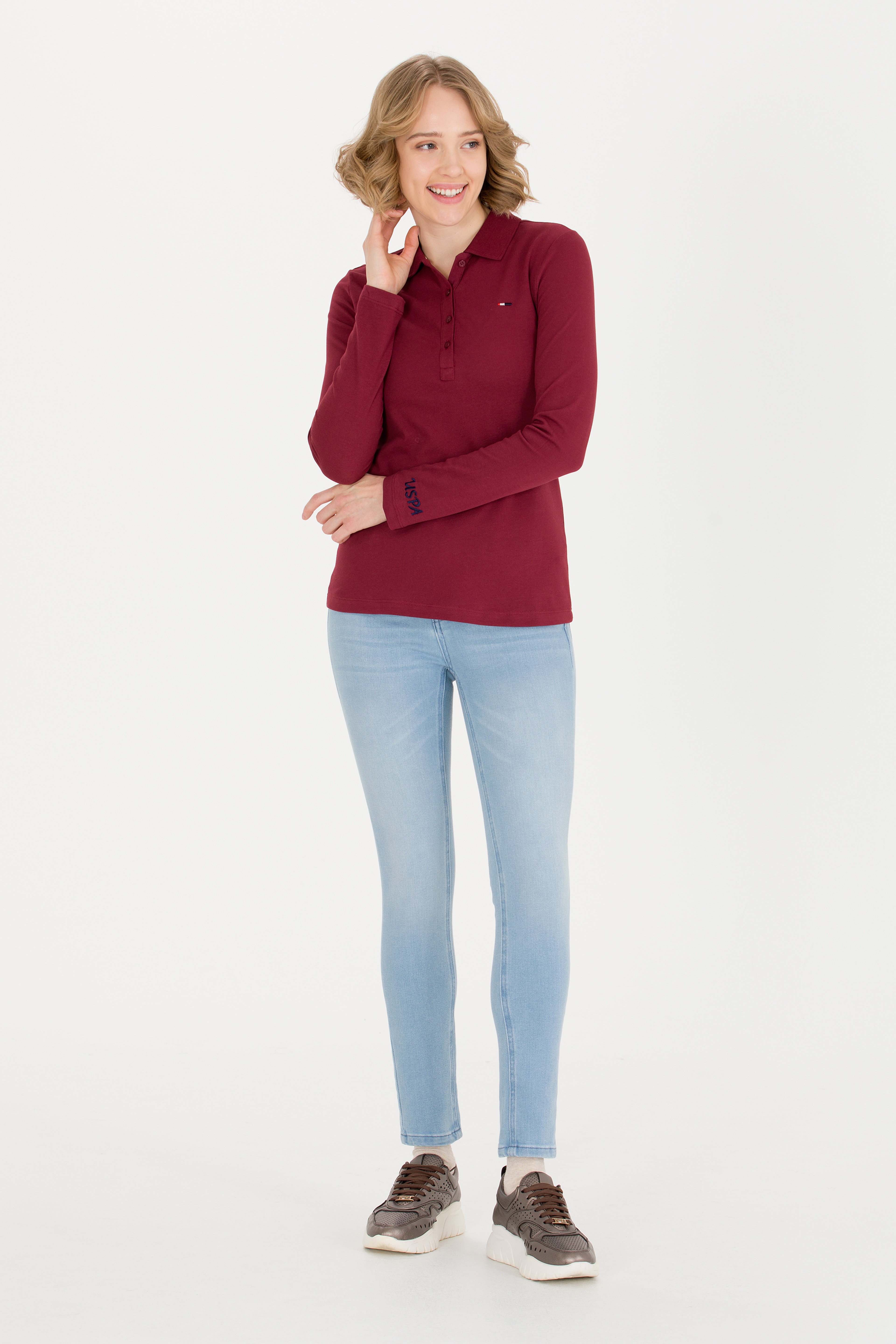 Kadın Mavi Jean Pantolon - Image 3