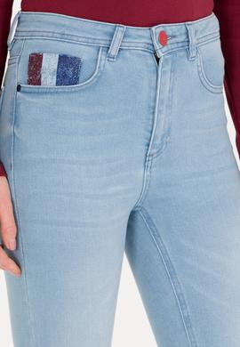 Kadın Mavi Jean Pantolon - 50254602013