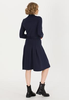 Kadın Lacivert Örme Elbise - 50255193003