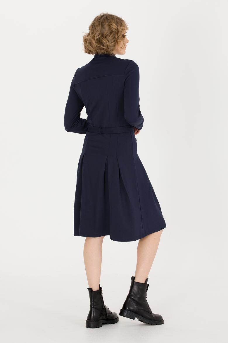 Kadın Lacivert Örme Elbise - 50255193003