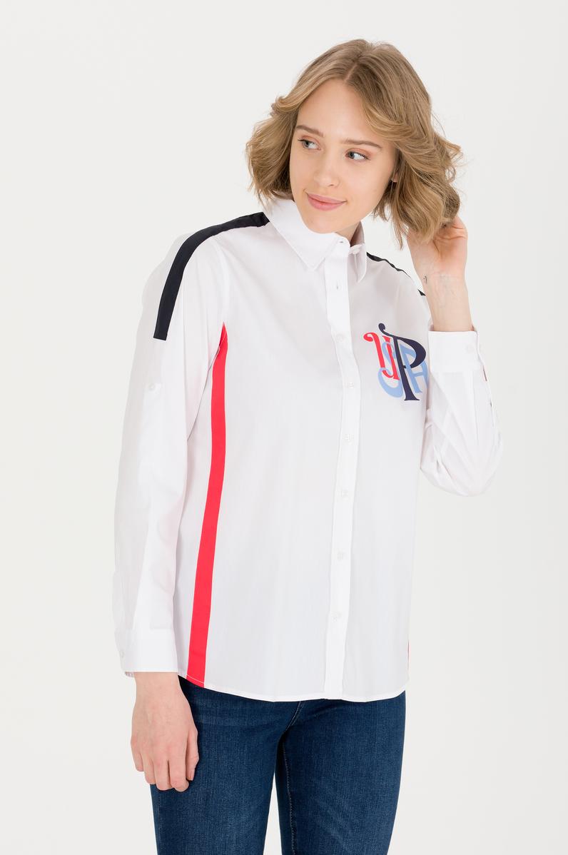 Kadın Beyaz Uzun Kollu Gömlek