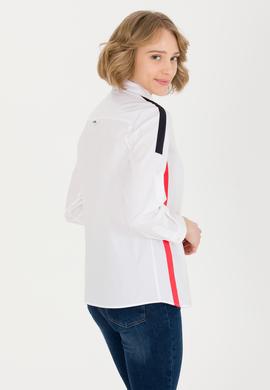 Kadın Beyaz Uzun Kollu Gömlek - 50263727004