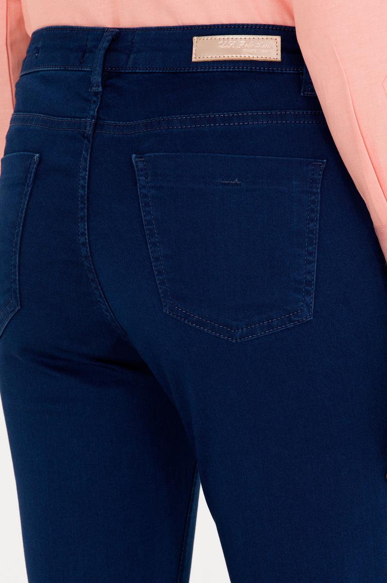 Kadın Mavi Toothpick Fit Jean Pantolon