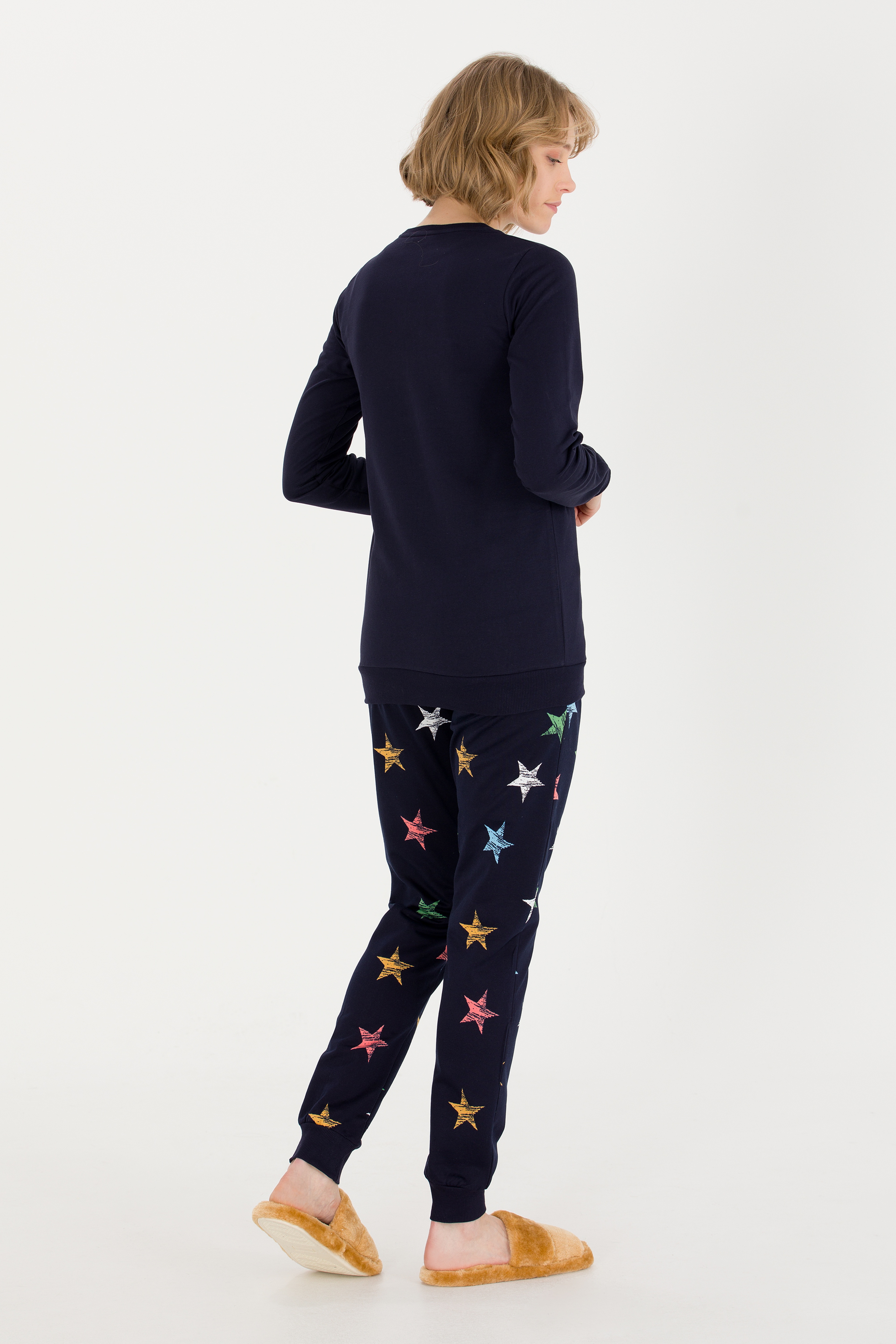 Kadın Lacivert Pijama Takımı - Image 3