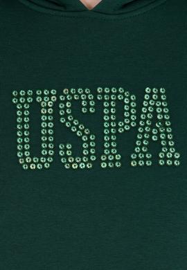 Kadın Yeşil Basic Sweatshirt - 50256249032