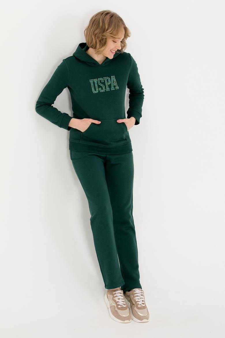 Kadın Yeşil Basic Sweatshirt - 50256249032