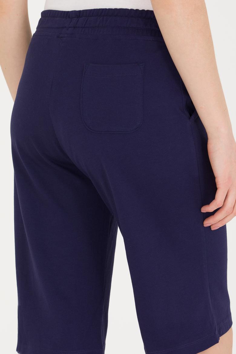 Kadın Lacivert Örme Şort - 50262607004