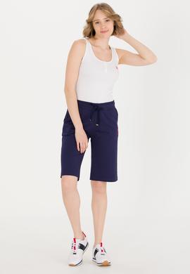 Kadın Lacivert Örme Şort - 50262607004