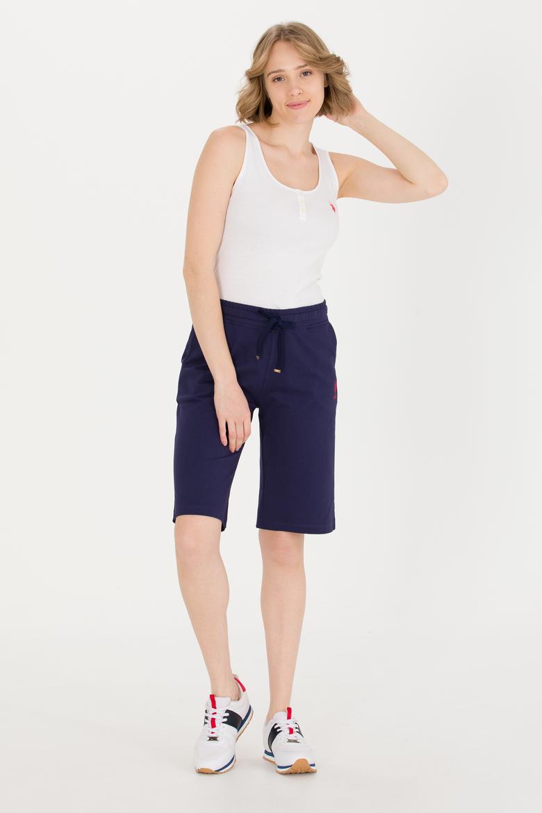 Kadın Lacivert Örme Şort - 50262607004