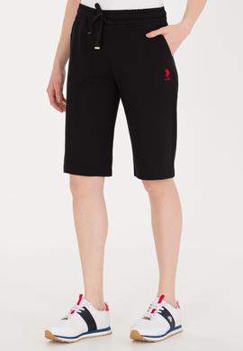 Kadın Siyah Örme Şort - 50262607012