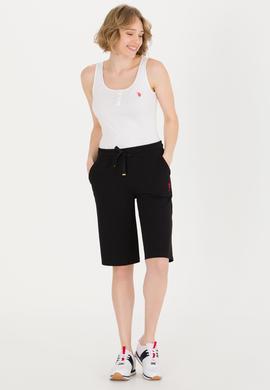 Kadın Siyah Örme Şort - 50262607012