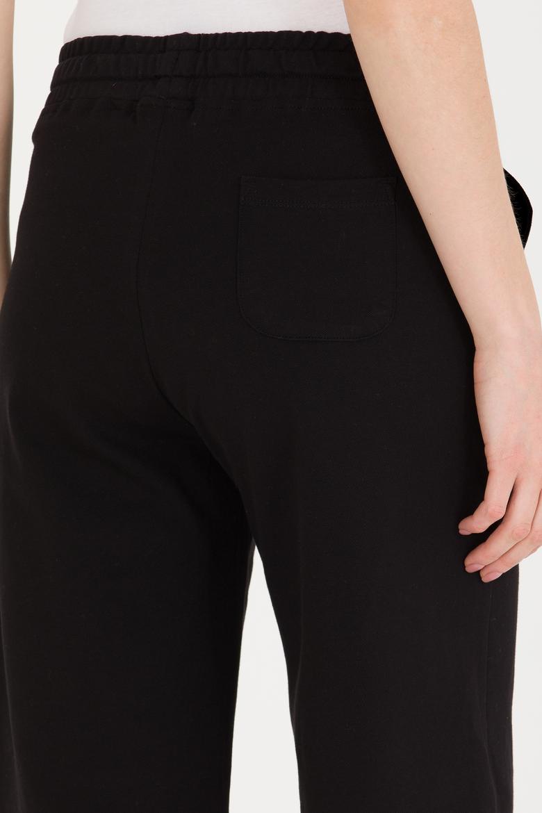 Kadın Siyah Örme Şort - 50262607012