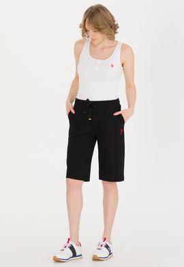 Kadın Siyah Örme Şort - 50262607012