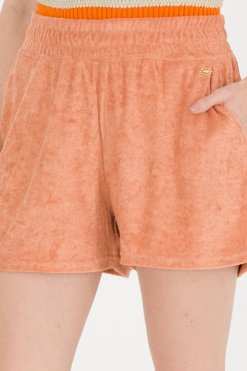 Kadın Pudra Örme Şort