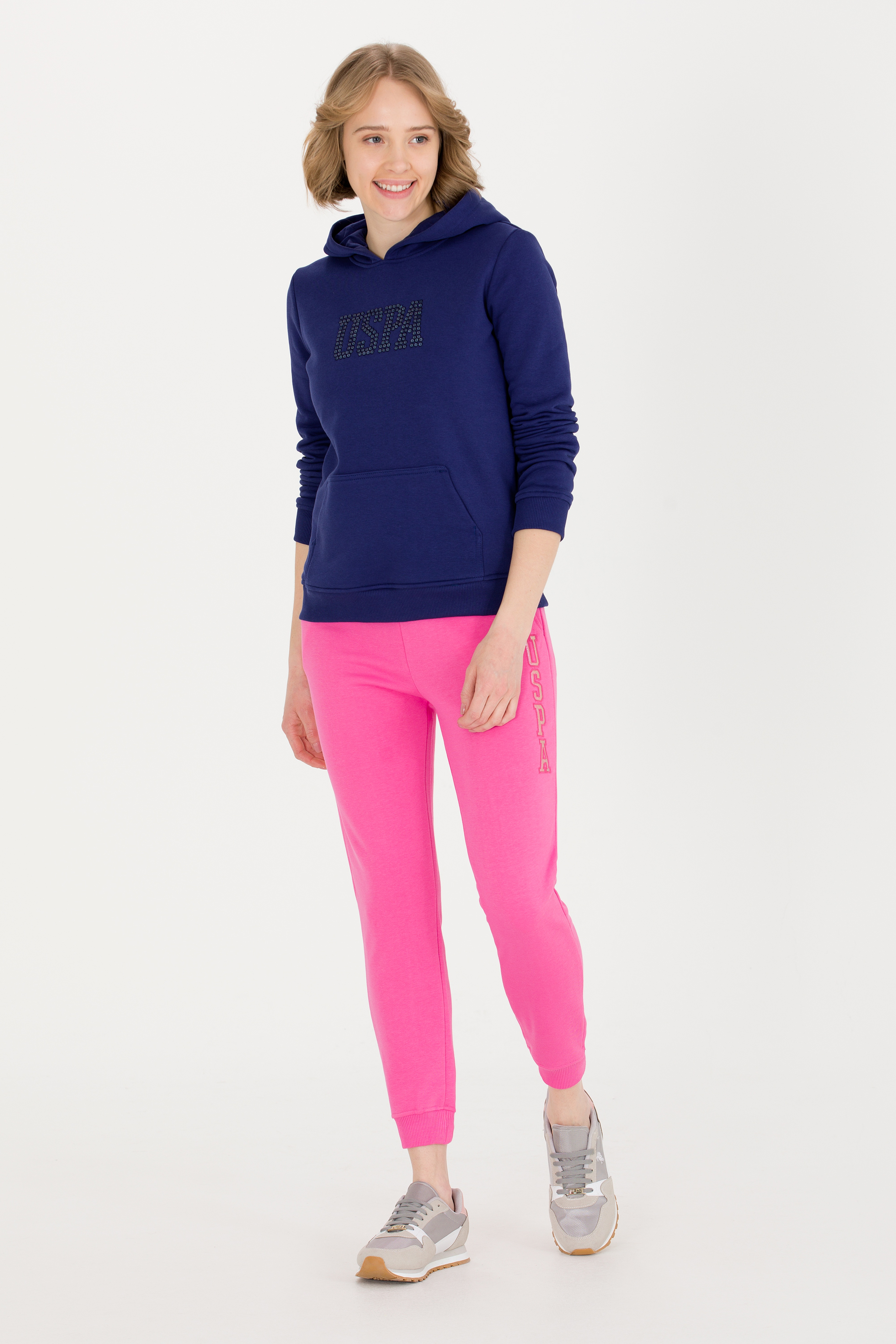 Kadın Pembe Jogger Eşofman Altı - Image 3