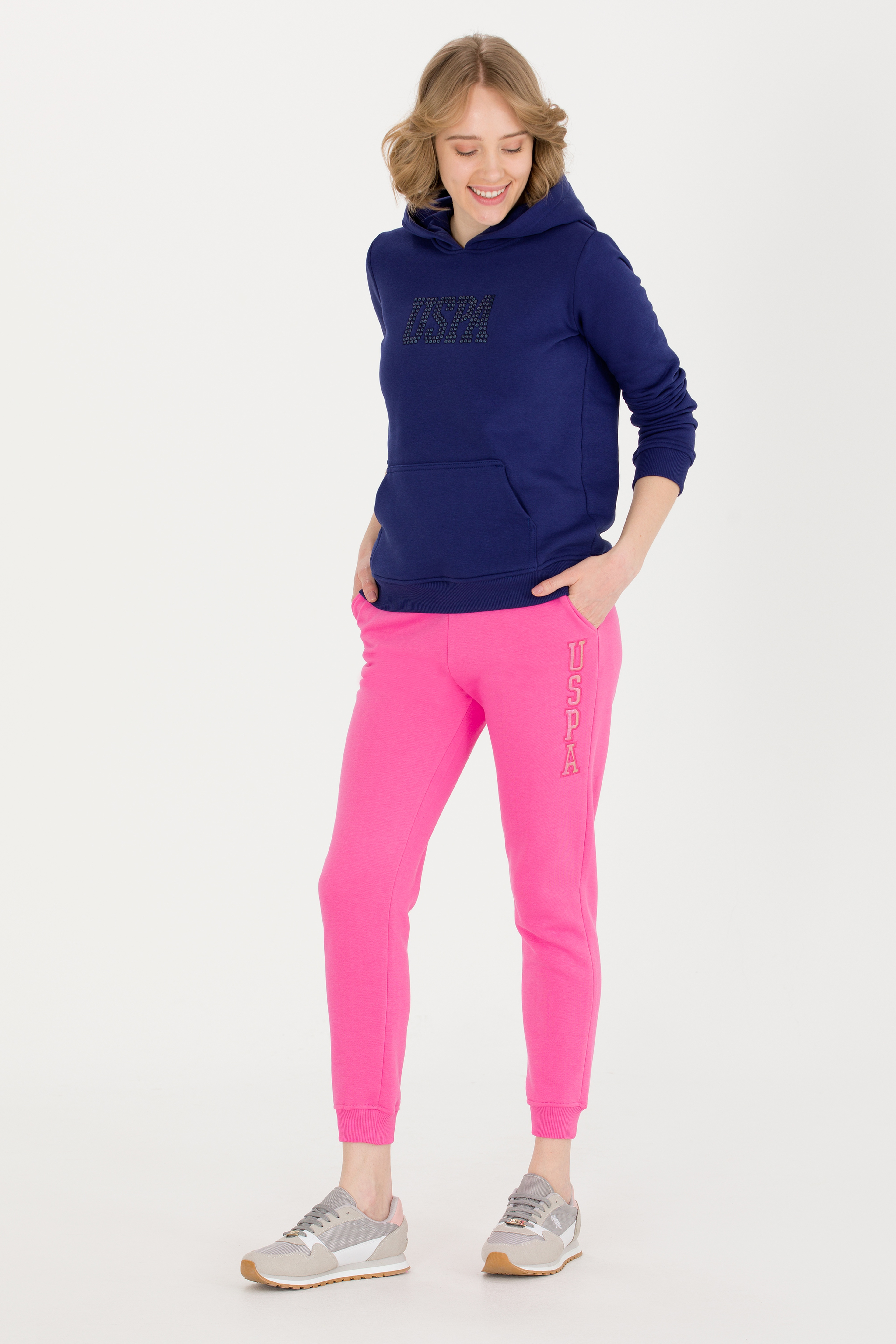 Kadın Pembe Jogger Eşofman Altı - Image 1