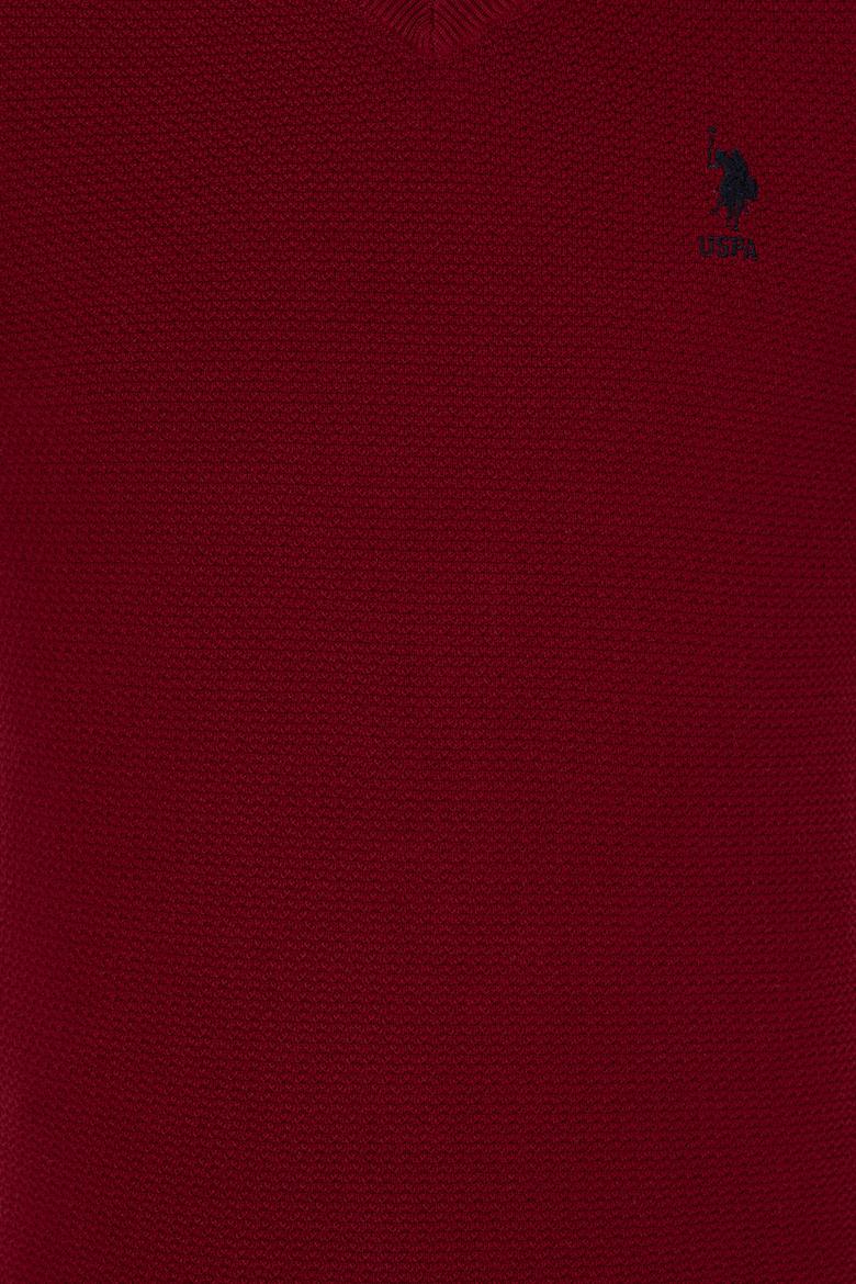 Erkek Bordo Basic Kazak - 50236962068