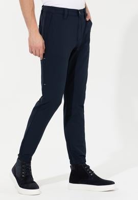 Erkek Lacivert Kanvas Pantolon - 50253961006