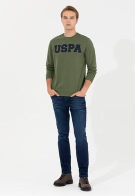 Erkek Haki Basic Sweatshirt - 50238100017