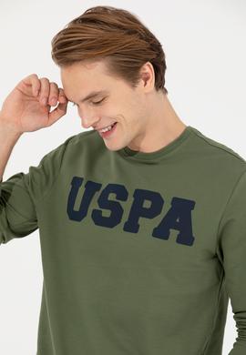 Erkek Haki Basic Sweatshirt - 50238100017