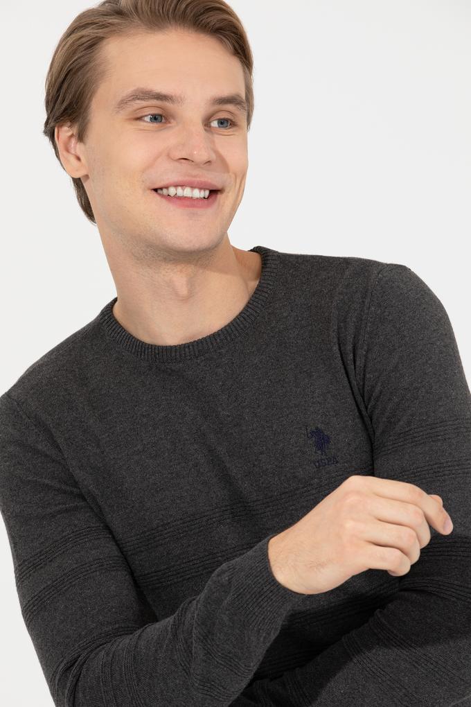 Erkek Haki Melanj Kazak