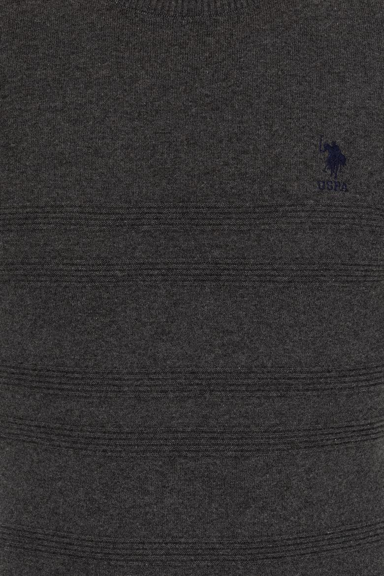 Erkek Haki Melanj Kazak - 50240246077