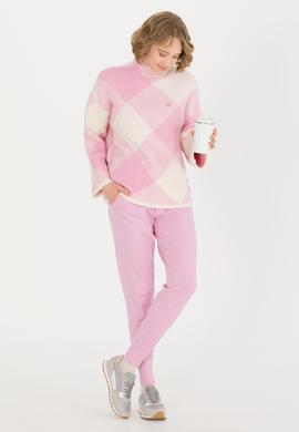 Kadın Manolya Bisiklet Yaka Kazak - 50253900011