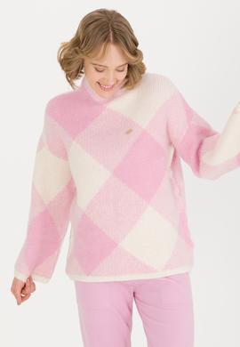 Kadın Manolya Bisiklet Yaka Kazak - 50253900011