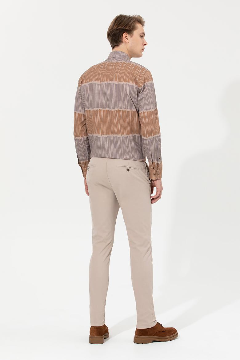 Erkek Taş Kanvas Pantolon - 50254171014