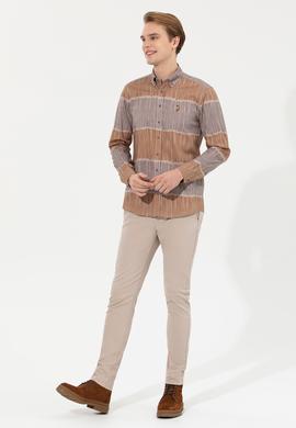 Erkek Taş Kanvas Pantolon - 50254171014